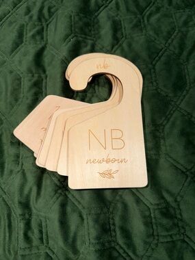 Baby Wooden Closet Hangers